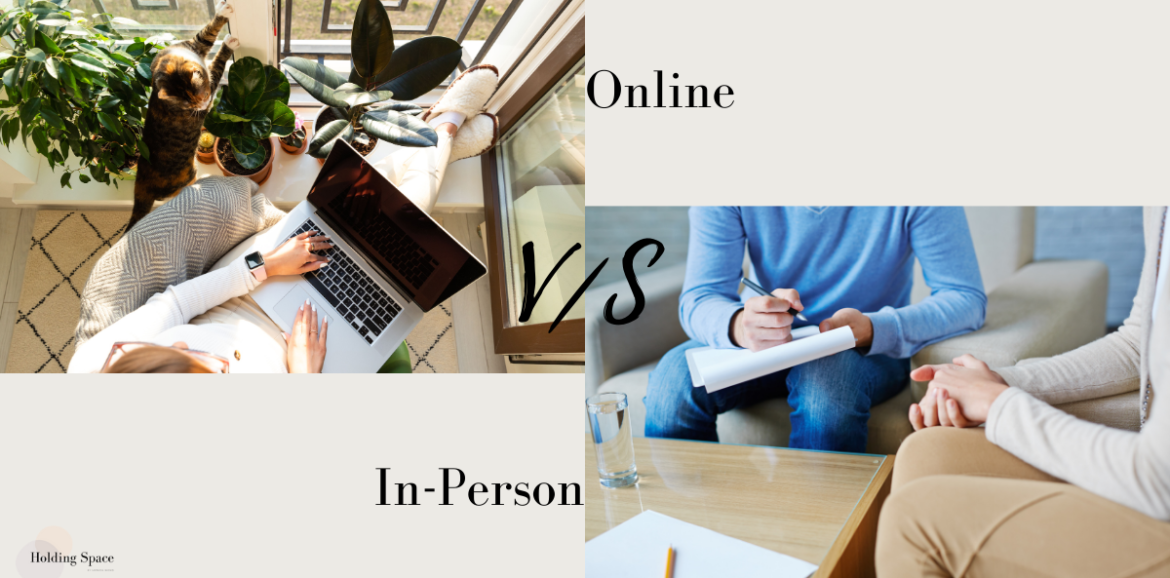 Online vs in-person therapy