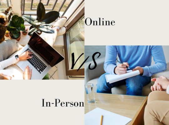 Online vs in-person therapy